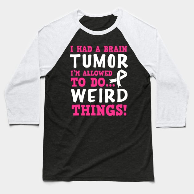 Funny Tumor Baseball T-Shirt by TheBestHumorApparel